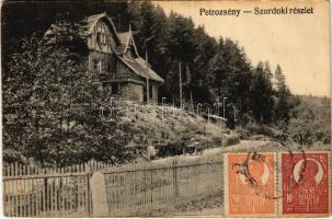 1922 Petrozsény, Petrosany, Petrosani; Szurdoki részlet, nyaraló / Pasul Surduc / mountain pass, villa (EK)
