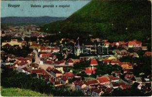 1923 Brassó, Kronstadt, Brasov; Vederea generala a orasului / látkép / general view (EK)