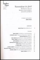 2007 Budapesti Negyed. XV. évf. 2. szám. 2007. nyár. Summázat és jövő. Kérdések és válaszok Budapest...
