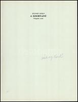 Kálnoky László: A szemtanú. Válogatott versek. Diskay Lenke illusztrációival. Békéscsaba, 1979., Meg...