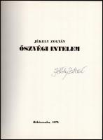 Jékely Zoltán: Őszvégi intelem. Varga Hajdú István illusztrációival. Békéscsaba, 1979., Megyei Könyv...