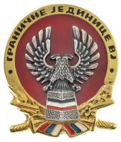 Jugoszláv Szövetségi Köztársaság ~2000. Határőrizeti Egység Jelvény műgyantás bronz jelvény (50x42mm) T:1- Federal Republic of Yugoslavia ~2000. Border Troops  synthetic resined bronze badge (50x42mm) C:AU