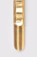 Arany (Au/14k) nyakkendő csipesz, jelzett, nettó: 2,5g