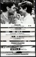 cca 1989 előtt, külföldön készült filmek egy-egy jelenete, 13 db vintage produkciós filmfotó, ezüst ...