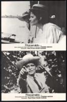 cca 1982 ,,Fitzcarraldo" című NSZK film jelenetei és szereplői, 10 db produkciós filmfotó, nyom...