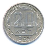 Szovjetunió 1957. 20k Cu-Ni T:2,2- kis ph Soviet Union 1957. 20 Kopecks Cu-Ni C:XF,VF small edge error Krause Y#125