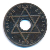 Brit Nyugat-Afrika 1952. 1/2P bronz "VI. György" T:2- patina, karc
British West Africa 19...