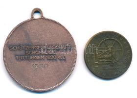 Németország 1980. "Sportlövészet 1590 / Lövész egyesület, Tuttlingen 1820." lövészeti díjé...