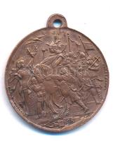 1896. "Ezredéves Történetünk Ezredekre Remény Nekünk - Honfoglalás" millenniumi Br emlékér...