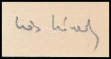 Kós Károly (1883-1977): Kemence. Linómetszet, papír, paszpartuban, utólagos jelzéssel, 10×10 cm