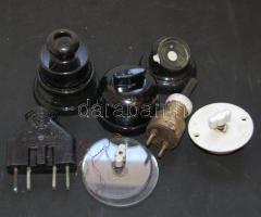 Régi porcelán kapcsolók és konnektor dugók