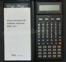 Cambridge TKD T.9011 típusú 14 nyelvű (közte magyar is) hordozható fordítógép
