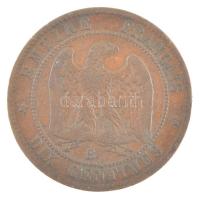 Franciaország / Második Császárság 1855B 10c bronz III. Napóleon T:2,2- France / Second Empire 1855B 10 Centimes bronze Napoleon III C:XF,VF Krause KM#771.2