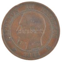 Franciaország / Második Császárság 1855B 10c bronz "III. Napóleon" T:2,2-
France / Second...