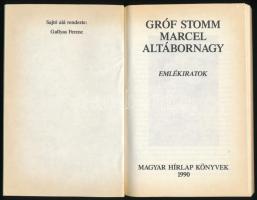 Stomm Marcel: Emlékiratok. Sajtó alá rendezte: Gallyas Ferenc. A Doni III. hadtest parancsnokának em...