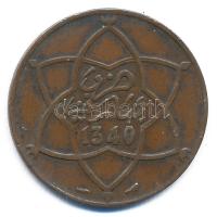 Marokkó 1922. (1340) 5m bronz T:2  Morocco 1922. (1340) 5 Mazunas bronze C:XF  Krause Y#28