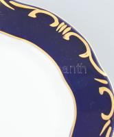 Zsolnay Pompadour mintás 6 személyes szendvicses készlet, jelzett, minimális kopásokkal