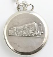 Molnia zsebóra, másodpercmutatóval, óralánccal, működik, d: 50 mm