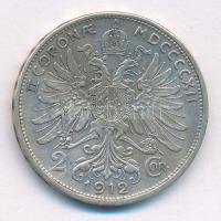 Ausztria 1912. 2K Ag "Ferenc József" T:2 Austria 1912. 2 Corona Ag "Franz Joseph&quot...