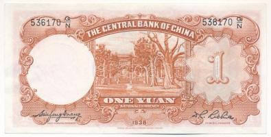 Kína / Central Bank of China 1936. 1Y "536170 Q/N" T:I- firka
China / Central Bank of Chi...
