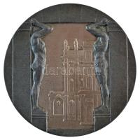 Oroszország DN Szentpétervár - Ermitázs kétoldalas ezüstpatinázott plakett tokban (70mm) T:1 Russia ND Saint Petersburg - Ermitage two sided silver patina commemorative medallion in case (70mm) C:UNC