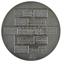 Oroszország DN "Szentpétervár - Ermitázs" kétoldalas ezüstpatinázott plakett tokban (70mm)...