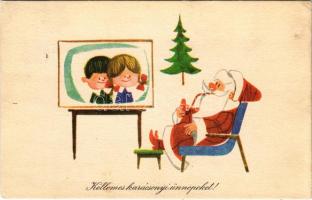 ~1965 Kellemes karácsonyi ünnepeket! Képzőművészeti Alap s: Szilas Győző (EK)