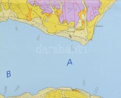 1989 A Balaton környékének földtani térképe, 2 db