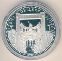 DN "Budapest nevezetességei-Szent Gellért szobor" Ag emlékérem 31,104g (1oz) T:PP Díszdobozban, tanúsítvánnyal!