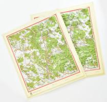 Salgótarján és környéke, 3D-s műanyag domborzati térkép, MH Tóth Ágoston Térképészeti Intézet, 1:50000, apró kopásnyomokkal, 45x39,5 cm