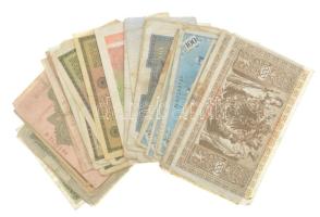 Németország ~1910-1920. 50 darabos vegyes német bankjegy tétel (10xklf) T:III,III- közte tűlyuk, fol...