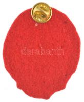 DN "Csapattiszti kitűző (tüzérség)" műgyantás, modern fém jelvény vörös színű szöveten (50...