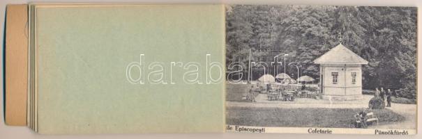 Püspökfürdő, Szentlászlófürdő, Baile 1 Mai (Nagyvárad, Oradea); képeslapfüzet 12 képeslappal / postc...
