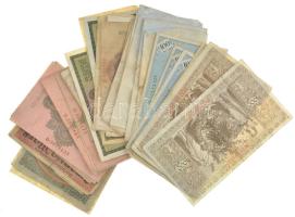 Németország ~1910-1920. 50 darabos vegyes német bankjegy tétel (10xklf) T:III,III- közte tűlyuk, fol...