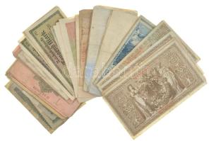 Németország ~1910-1920. 50 darabos vegyes német bankjegy tétel (10xklf) T:III,III- közte tűlyuk, fol...