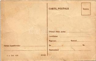 ~1950 Traiasca - Fortele Maritime Militare Ale R.P.R. / Mariner of the Romanian Navy (tear)