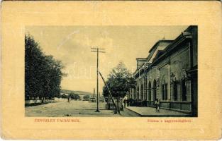 1911 Facset, Facsád, Faget; Fő utca, Nagy vendéglő. W.L. Bp. 1423. 1911-14. Klein Dávid kiadása / main street, restaurant (EK)