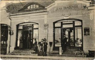 Szerdahely, Miercurea Sibiului, Merkurea, Reussmarkt; Joan Dragomir üzlete. Jos. H. Briegel fotograf / shop (Rb)