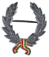 1990-1999. "Széchenyi-díj" zománcozott Ag kitűző, hátoldalán "SZÉCHENYI-DÍJ" felirat, verdejel, fémjel (25x22mm) T:1- NMK 731a