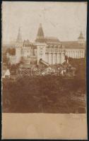 cca 1900 A vajdahunyadi vár, keményhátú fotó, vágott karton, 18×11 cm / Hunedoara, castle