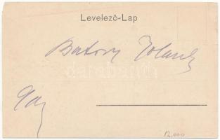 Arad, 13 Vértanú szobor, üzletek. Klein J. Sándor kiadása / martyrs' statue, shops (ázott / wet...