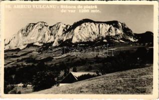Abrudbánya, Abrud; Vulkán-hegy / Vulcan, Stanca de piatra de var 126 mtr. / mountain
