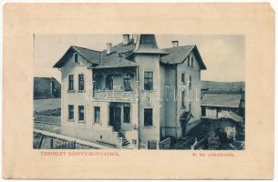 1916 Bánffyhunyad, Huedin; M. kir. postahivatal. W.L. Bp. 1910-13. 7081. Kapható Diamantstein Nándornál / post office (EM)