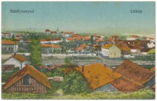 Bánffyhunyad, Huedin; vasútállomás részlete vágányokkal / railway station with tracks