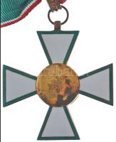 1991. "A Magyar Köztársasági Érdemrend középkeresztje, polgári tagozat" zománcozott Ag kit...