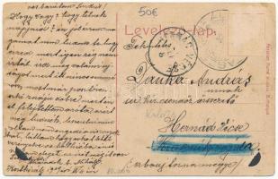 1909 Bánffyhunyad, Huedin; Kossuth utca, Kalotaszegi takarékpénztár, Ábrahám M. üzlete, fodrász tere...