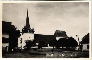 Bánffyhunyad, Huedin; Református templom / Calvinist church (fa)