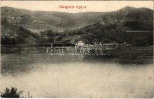 1912 Verespatak, Goldbach, Rosia Montana; Nagy tó. Oprea Miklós kiadása / lake (fl)
