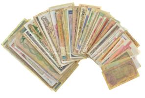 160db-os külföldi bankjegytétel T:vegyes 160pcs foreign banknote lot C:mixed
