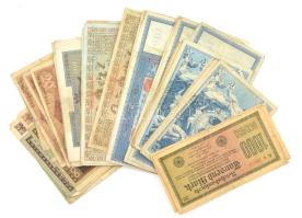 Németország ~1910-1920. 50 darabos vegyes német bankjegy tétel (10xklf) T:III,III- közte tűlyuk, fol...
